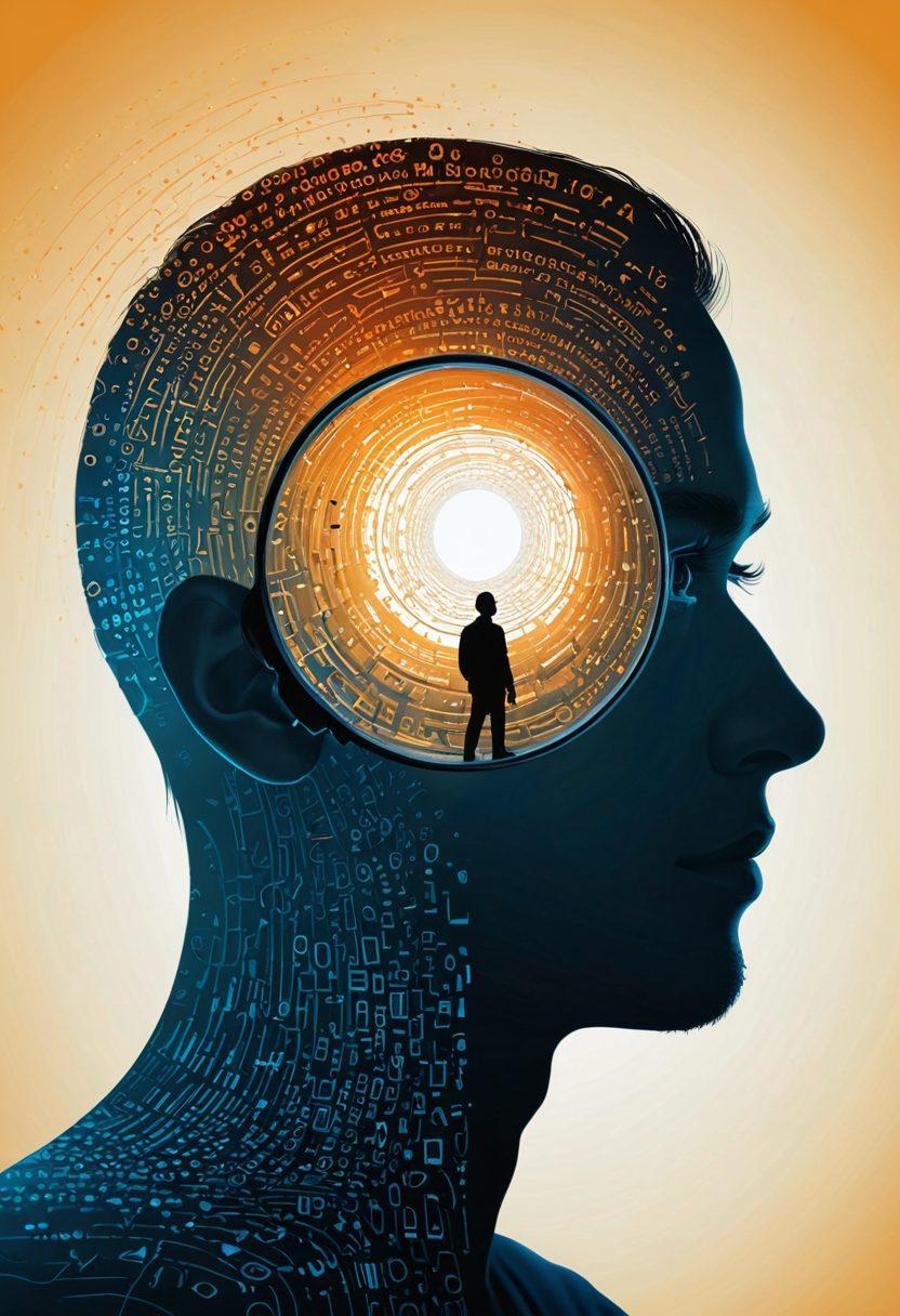 A visually engaging representation of a magnifying glass hovering over a human silhouette, symbolizing background verification. Include digital elements like binary code and checkmarks to represent screening solutions. Use warm colors to evoke trust and security, complemented by cool tones for a modern touch. The background should be abstract to enhance focus on the central imagery. super-realistic. vibrant colors. abstract background.